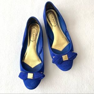 Authentic Ted Baker Blue Suede Shoes